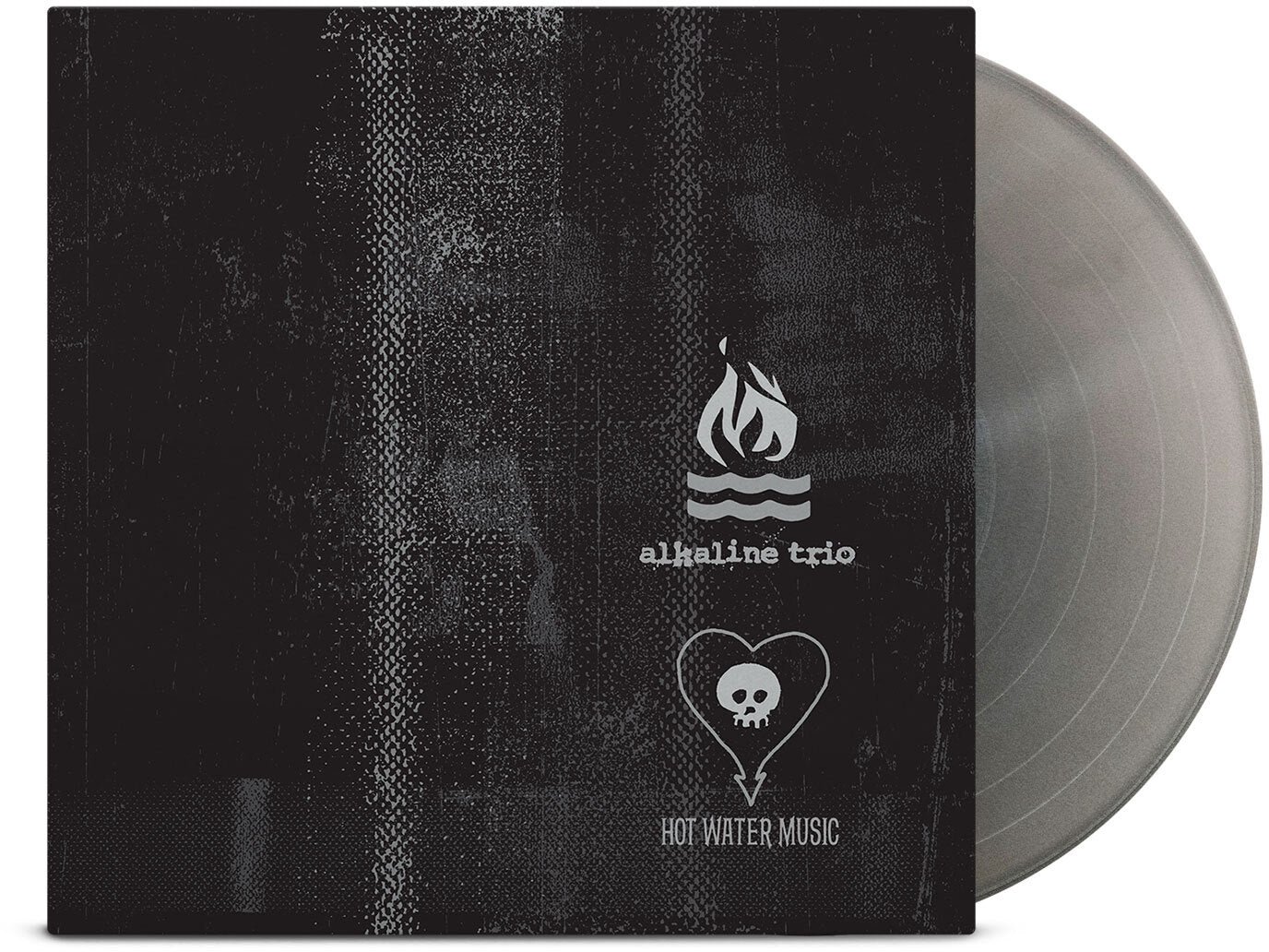 Alkaline Trio / Hot Water Music — Split (Anniv. Ed.) — Silver Vinyl