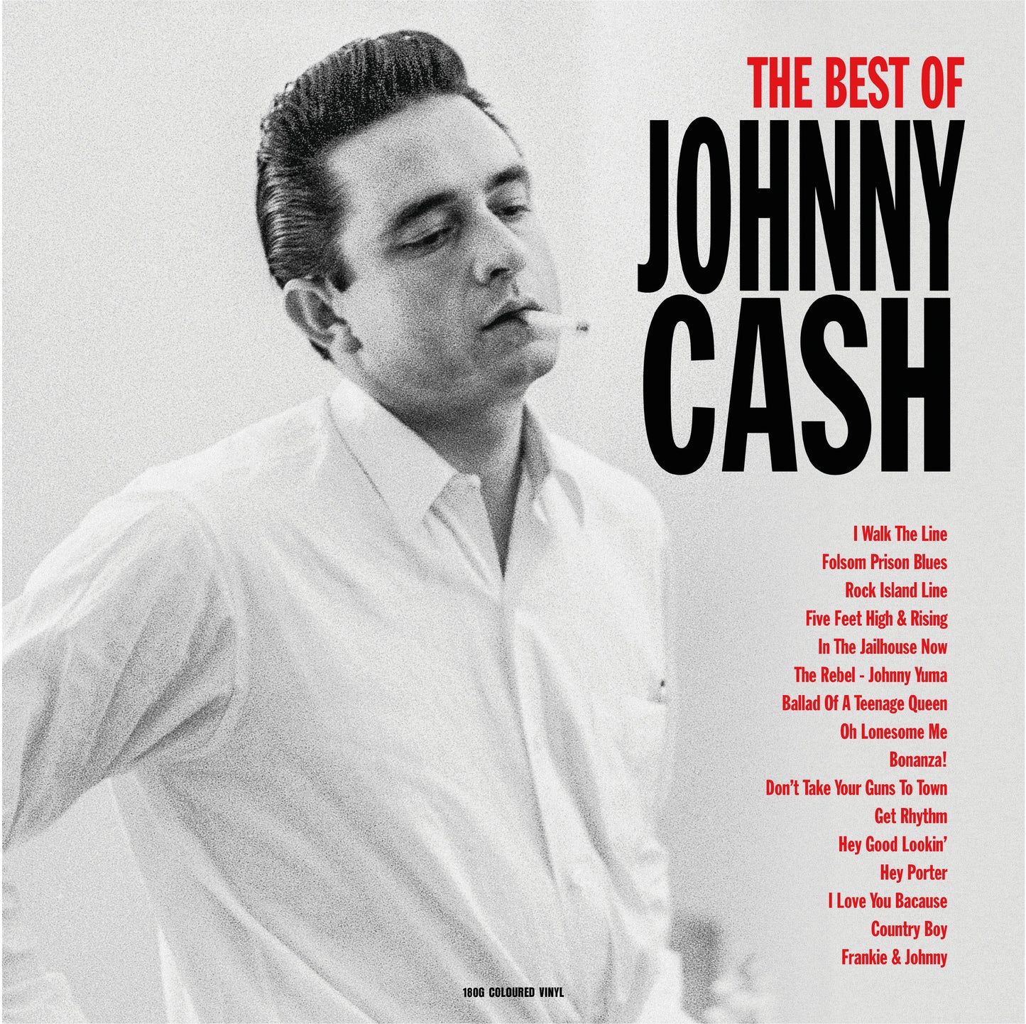 Jonny Cash — Best Of Johnny Cash - 180gm Red Vinyl — Red Vinyl — 180g Audiophile — UK Import