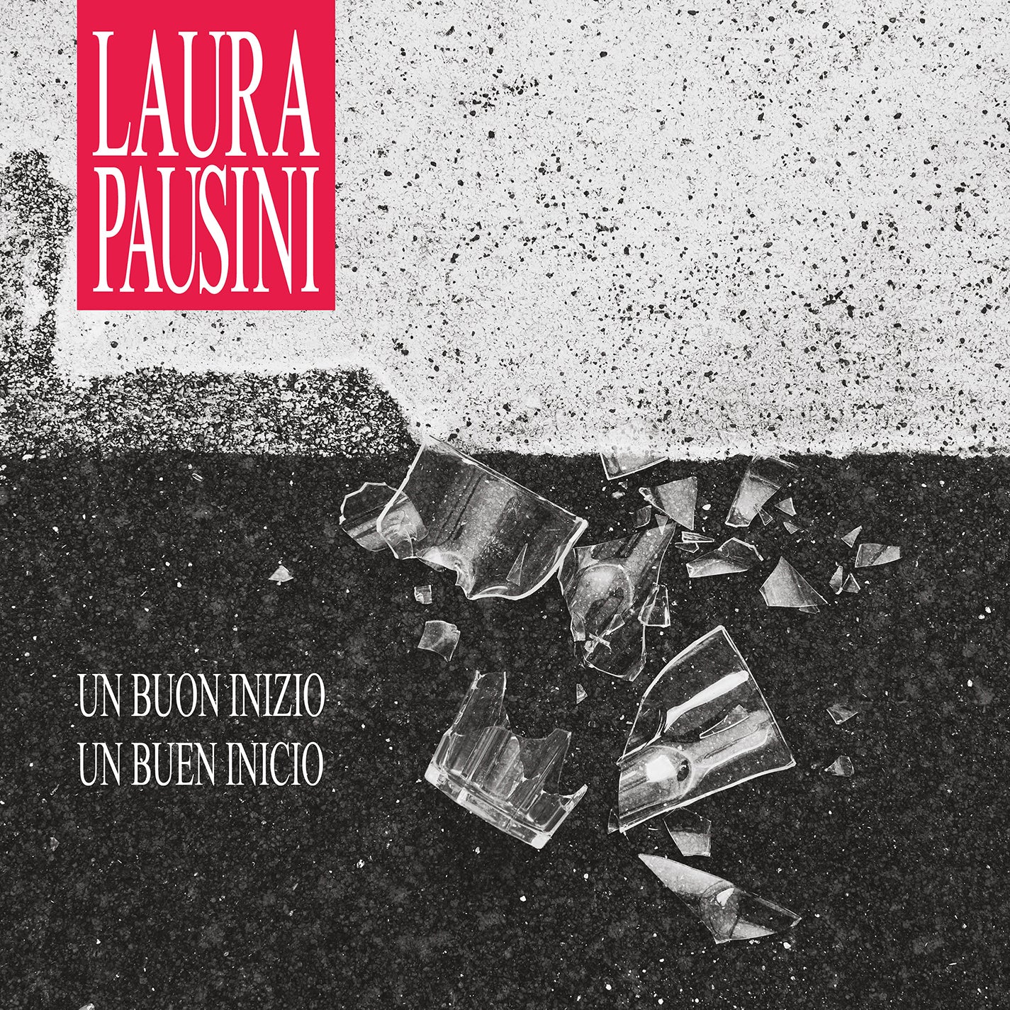 Laura Pausini — Un Buon Inizio / Un Buen Inicio - Red Single Maxi Vinyl — Red Vinyl — Limited Edition