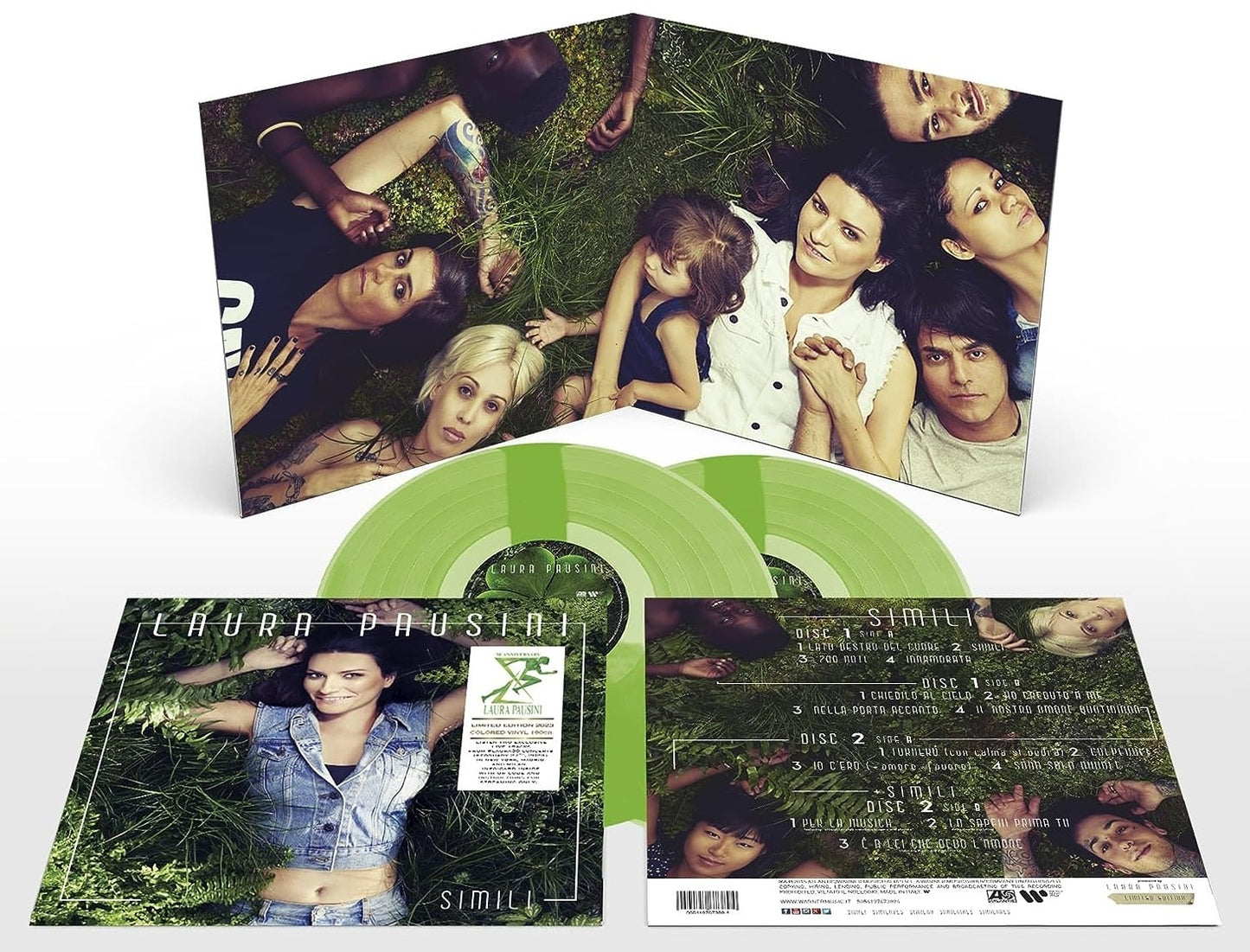 Laura Pausini — Simili - Ltd Numbered 180gm Transparent Green Vinyl — Vinyle Green — Édition Limitée — 180g Audiophile