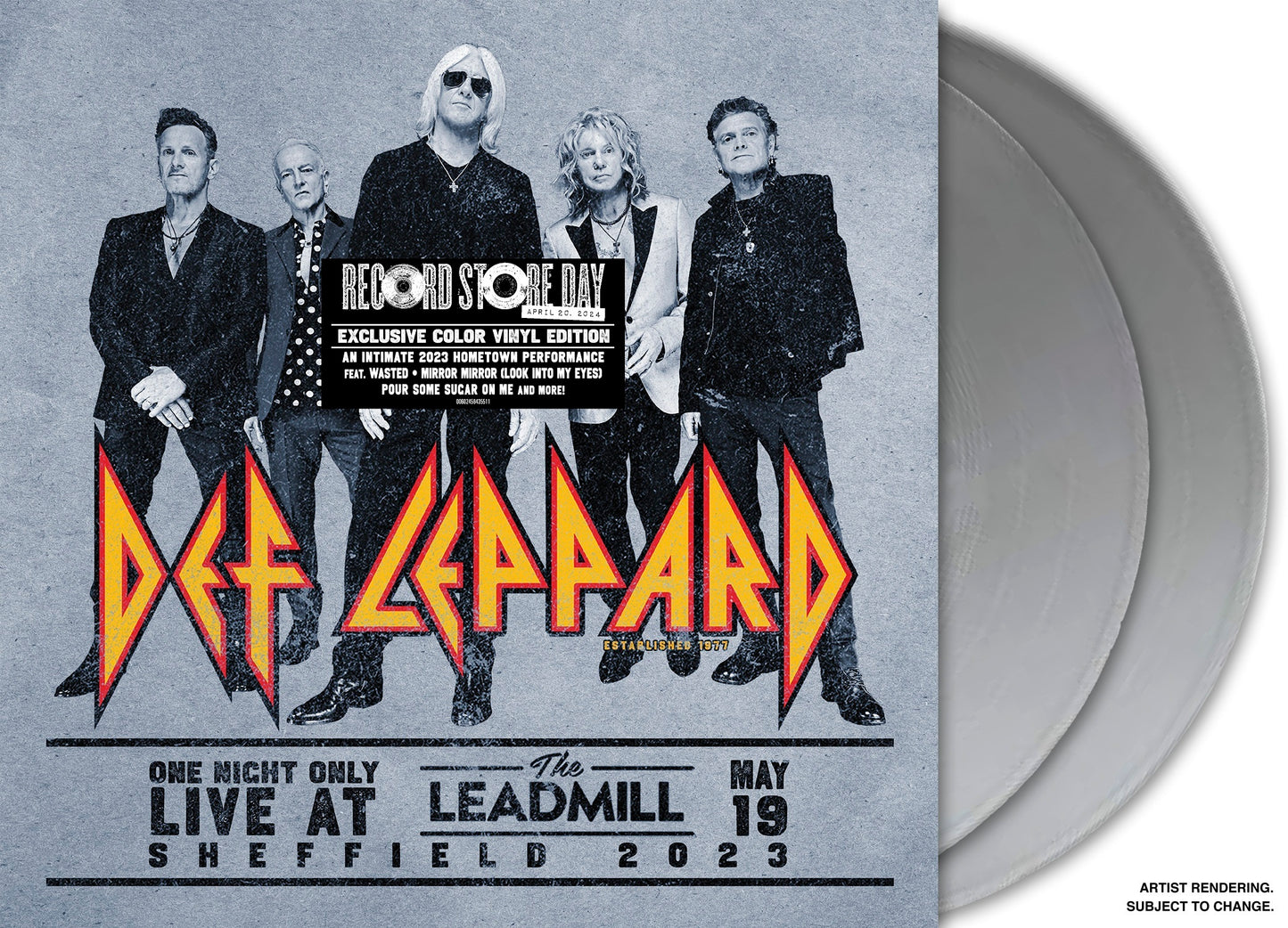 Def Leppard — One Night Only: Live At The Leadmill 2023 — Silver Vinyl