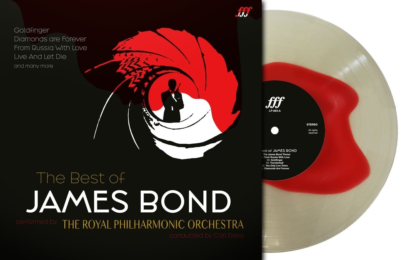 The Best Of James Bond - Red In Natural Clear Vinyl