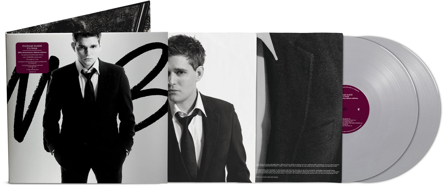 Michael Buble — It's Time — Silver Vinyl — Anniversary Edition