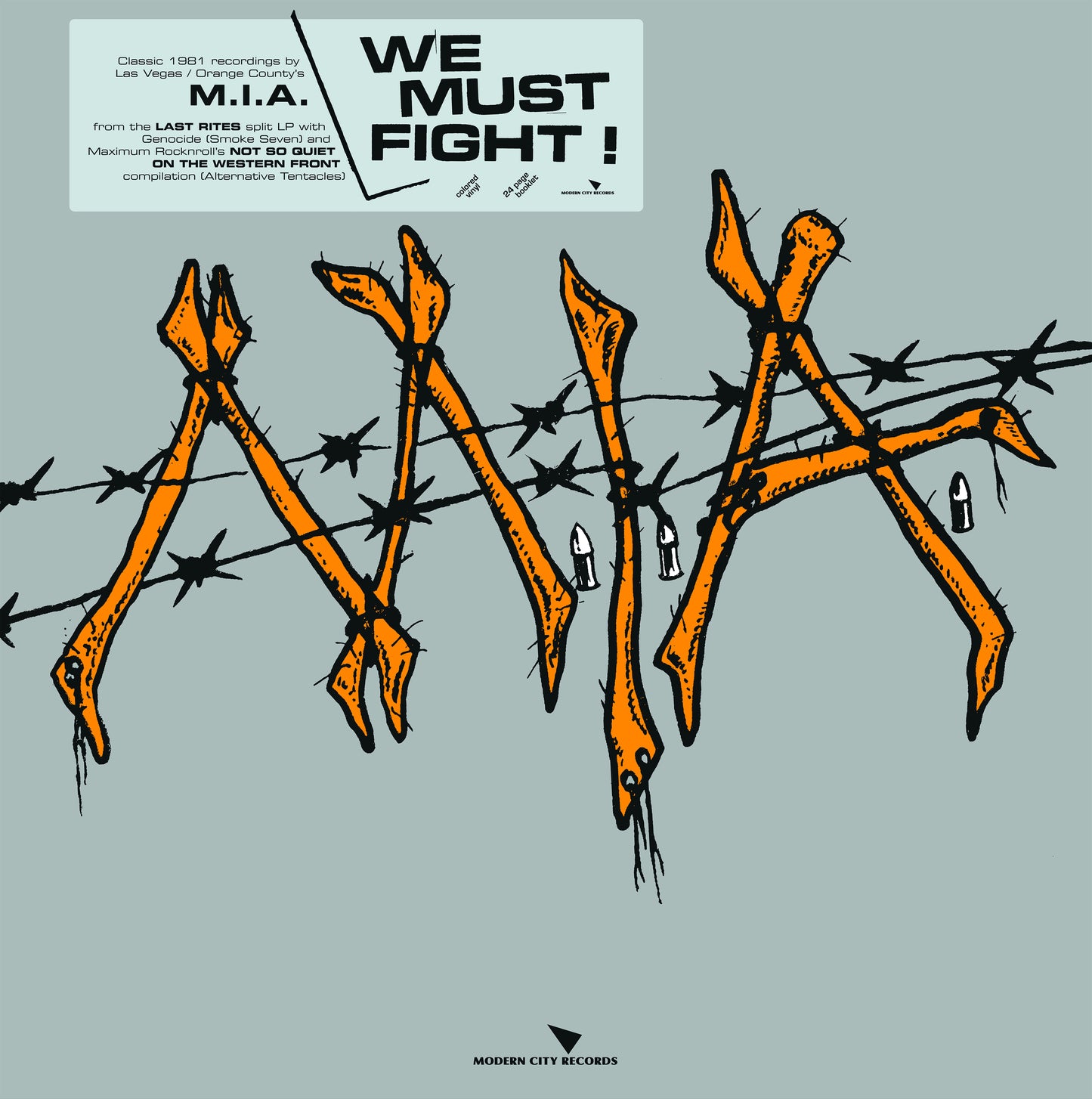 M.I.A. — We Must Fight! - Hand-screened Cover Version