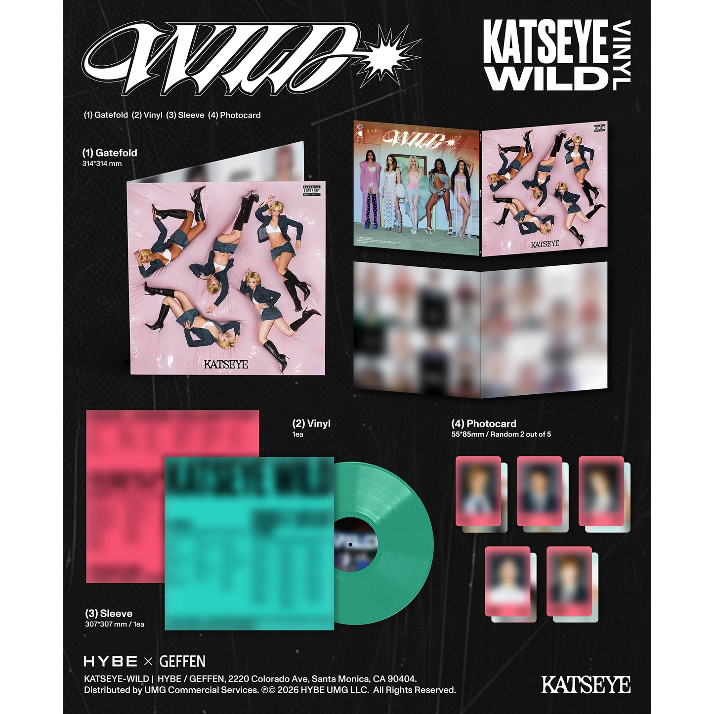 Katseye - WILD - signé - Jade