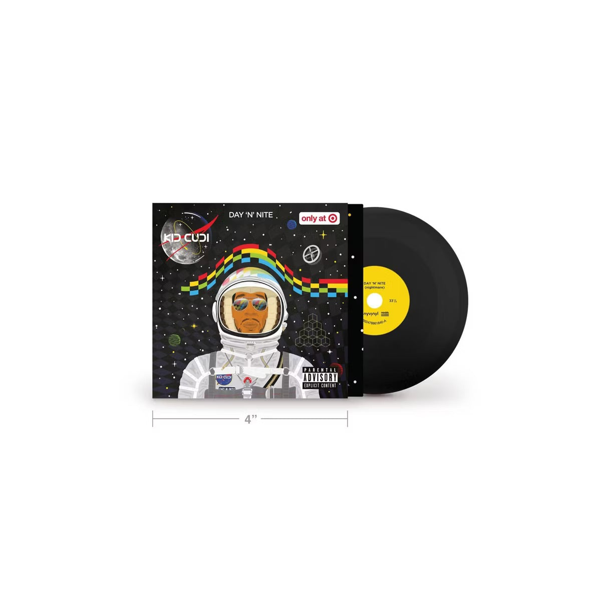 Kid Cudi Tiny Vinyl Edition - Day 'N' Nite (Nightmare)/Pursuit Of Happiness (Nightmare)