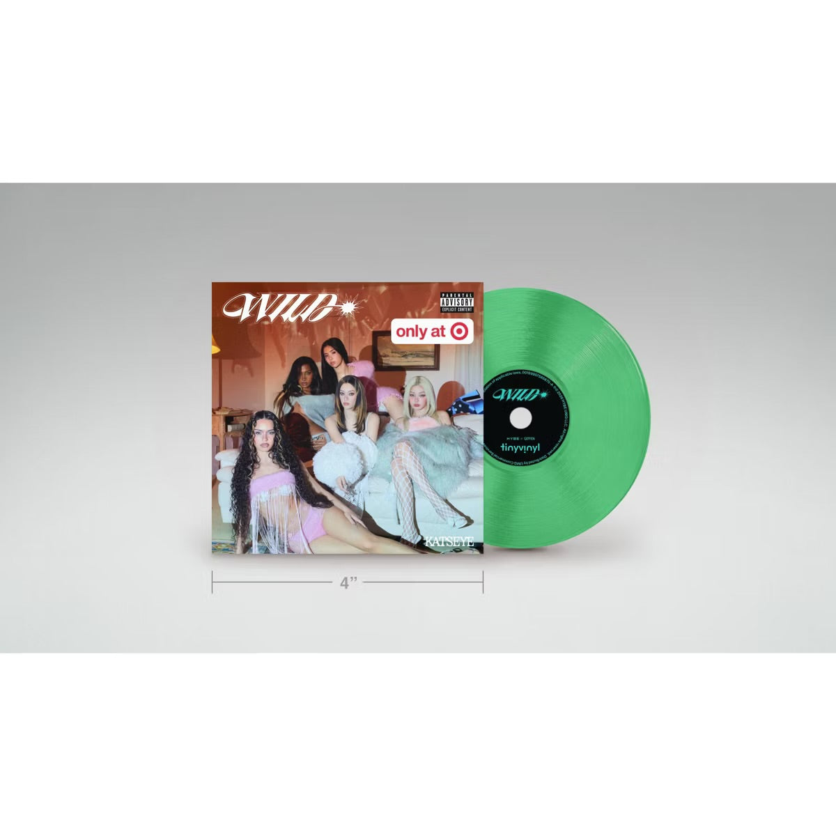 KATSEYE Tiny Vinyl Edition - PINKY UP/Animal