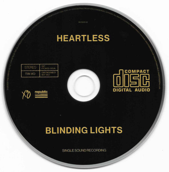 The Weeknd - Heartless / Blinding Lights - CD single - Collector 11