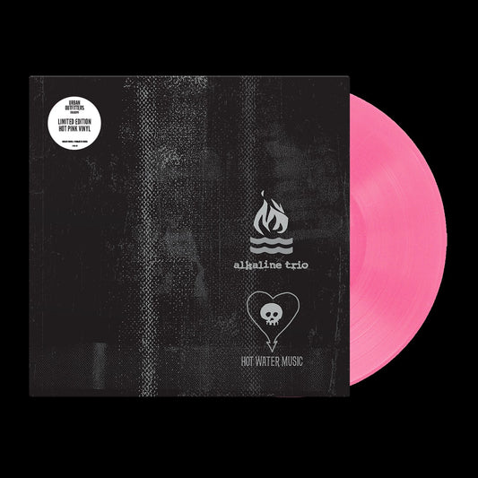 Alkaline Trio / Hot Water Music — Split - Hot Pink — Vinyle Pink