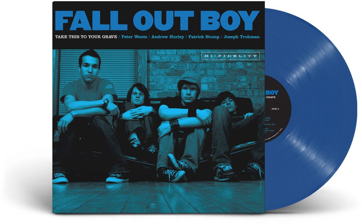 Fall Out Boy — Take This To Your Grave (20th Anniversary) — Blue Vinyl — Anniversary Edition