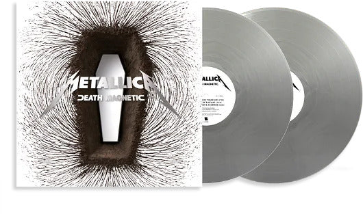 Metallica — Death Magnetic - 'magnetic Silver' Colored Vinyl — Vinyle Silver — Import UK
