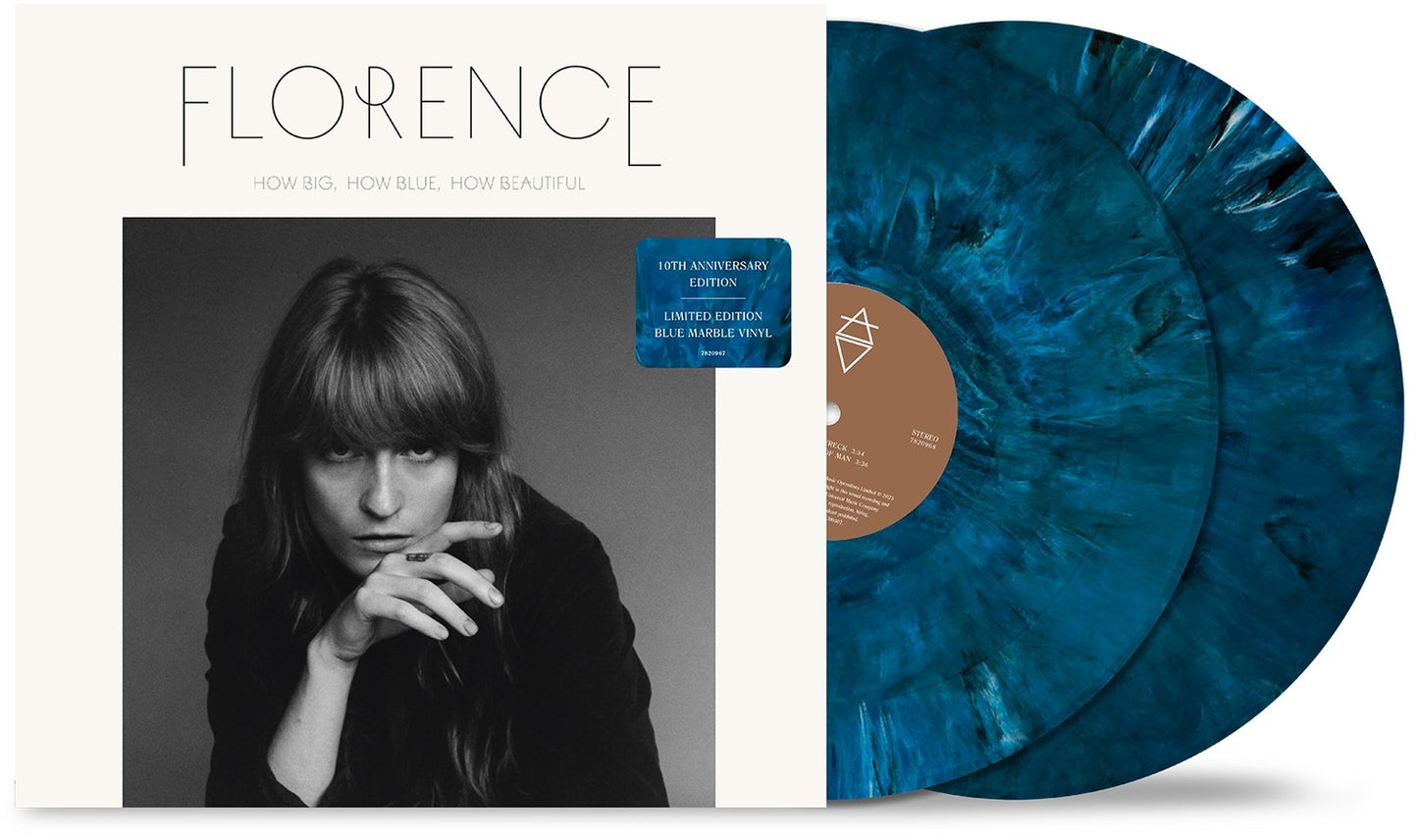 Florence & The Machine — How Big, How Blue, How Beautiful — Blue Vinyl — Anniversary Edition — Limited Edition
