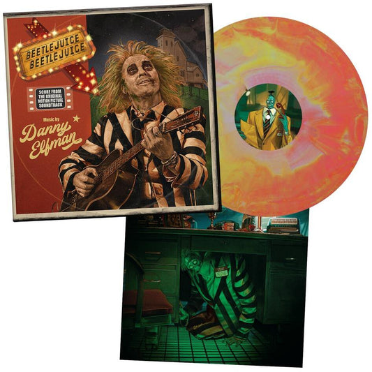 Beetlejuice Beetlejuice (Original Soundtrack) - Limited Australian Exclusive Pink & Yellow Coloured Vinyl