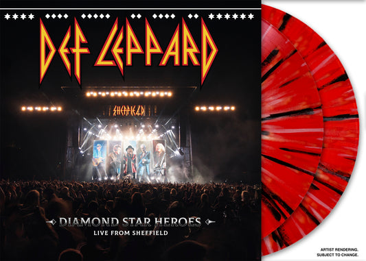 Def Leppard — Diamond Star Heroes: Live From Sheffield — Red Vinyl — Limited Edition