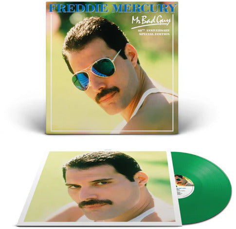 Freddie Mercury — Mr Bad Guy: 40th Anniversary - Limited Transparent Green Colored Vinyl — Green Vinyl — Limited Edition — UK Import