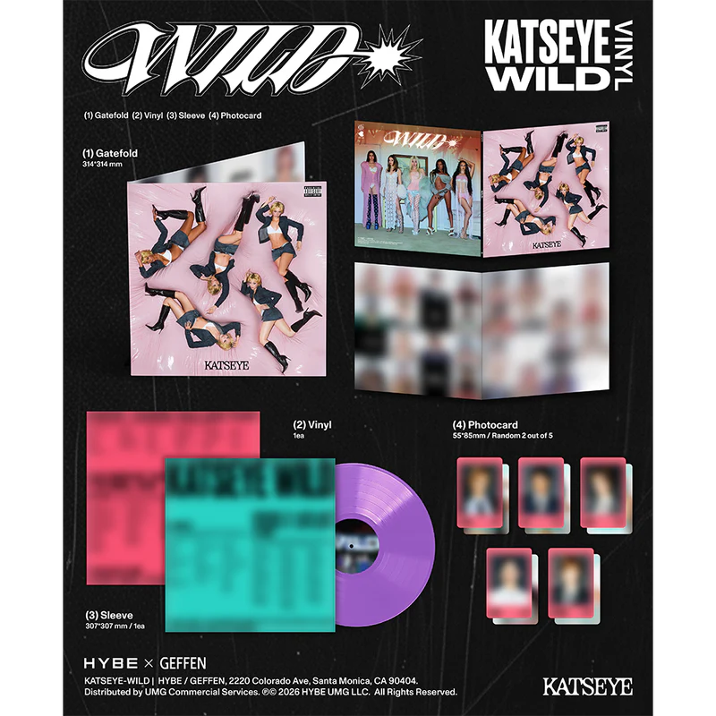 [PRÉCOMMANDE] Katseye - WILD - signé - Lavande